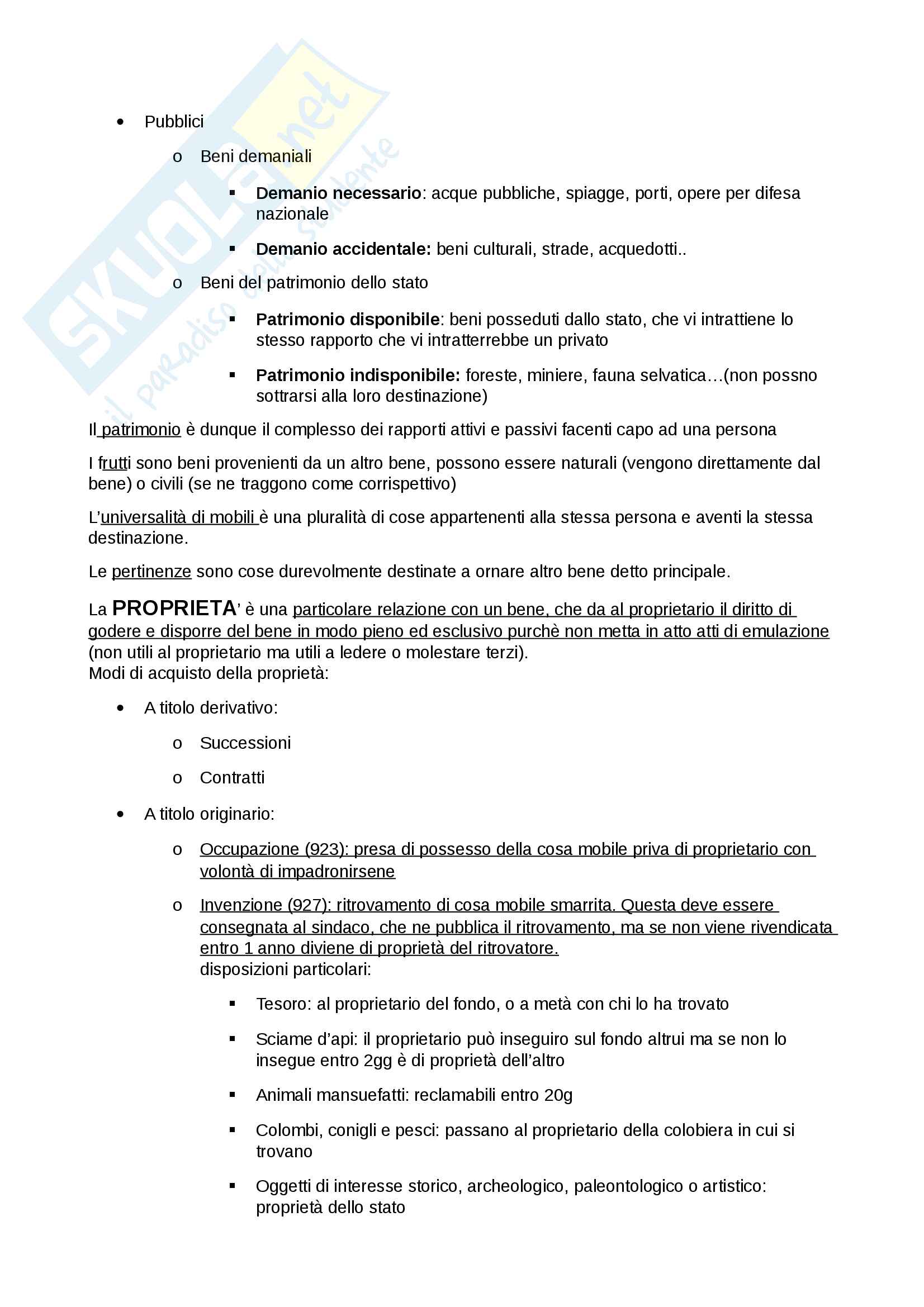 Riassunto esame Diritto privato, prof. Tosi, libro consigliato Diritto privato,Franceschelli Pag. 16