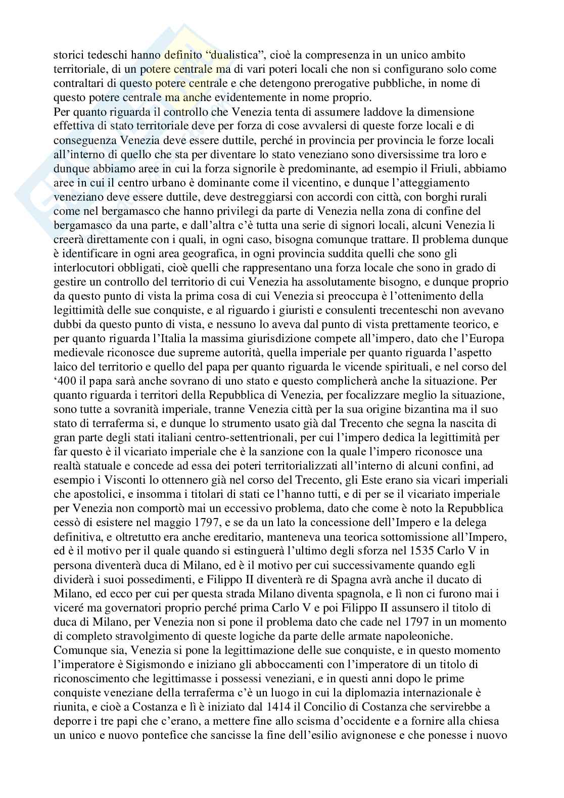 Appunti storia degli ordinamenti degli antichi Stati italiani Pag. 16
