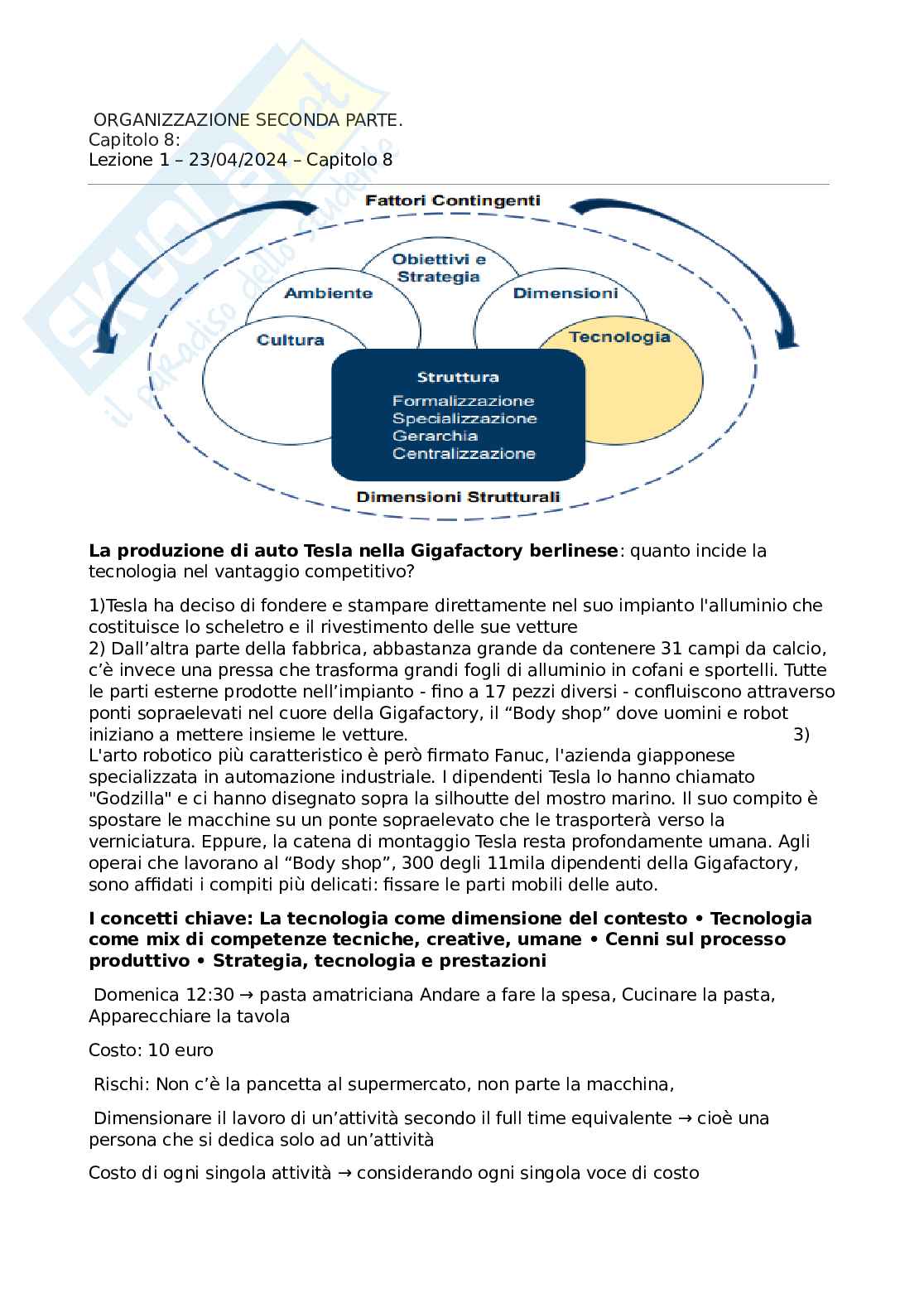 Organizzazione aziendale - parte 2 Pag. 1