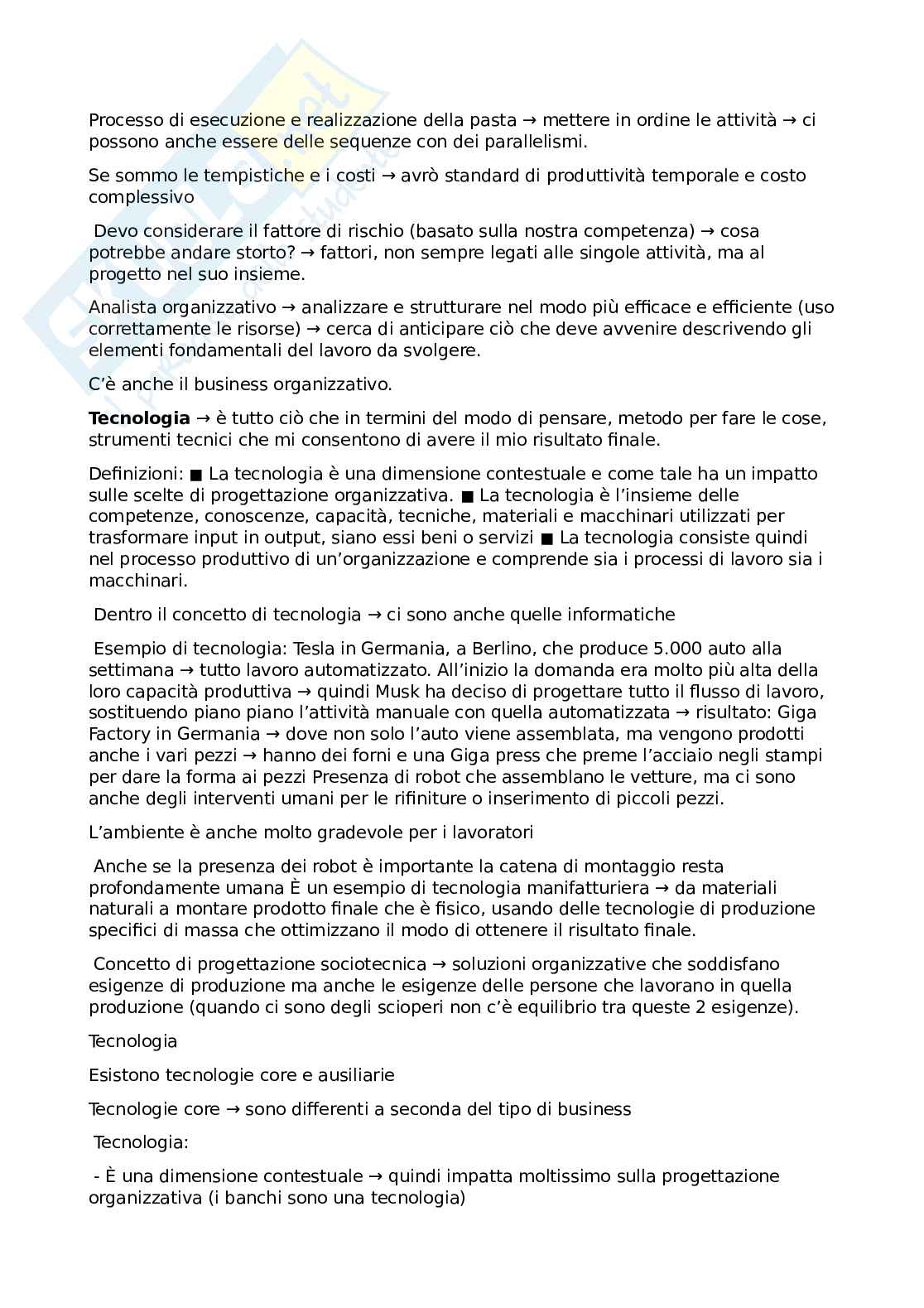 Organizzazione aziendale - parte 2 Pag. 2