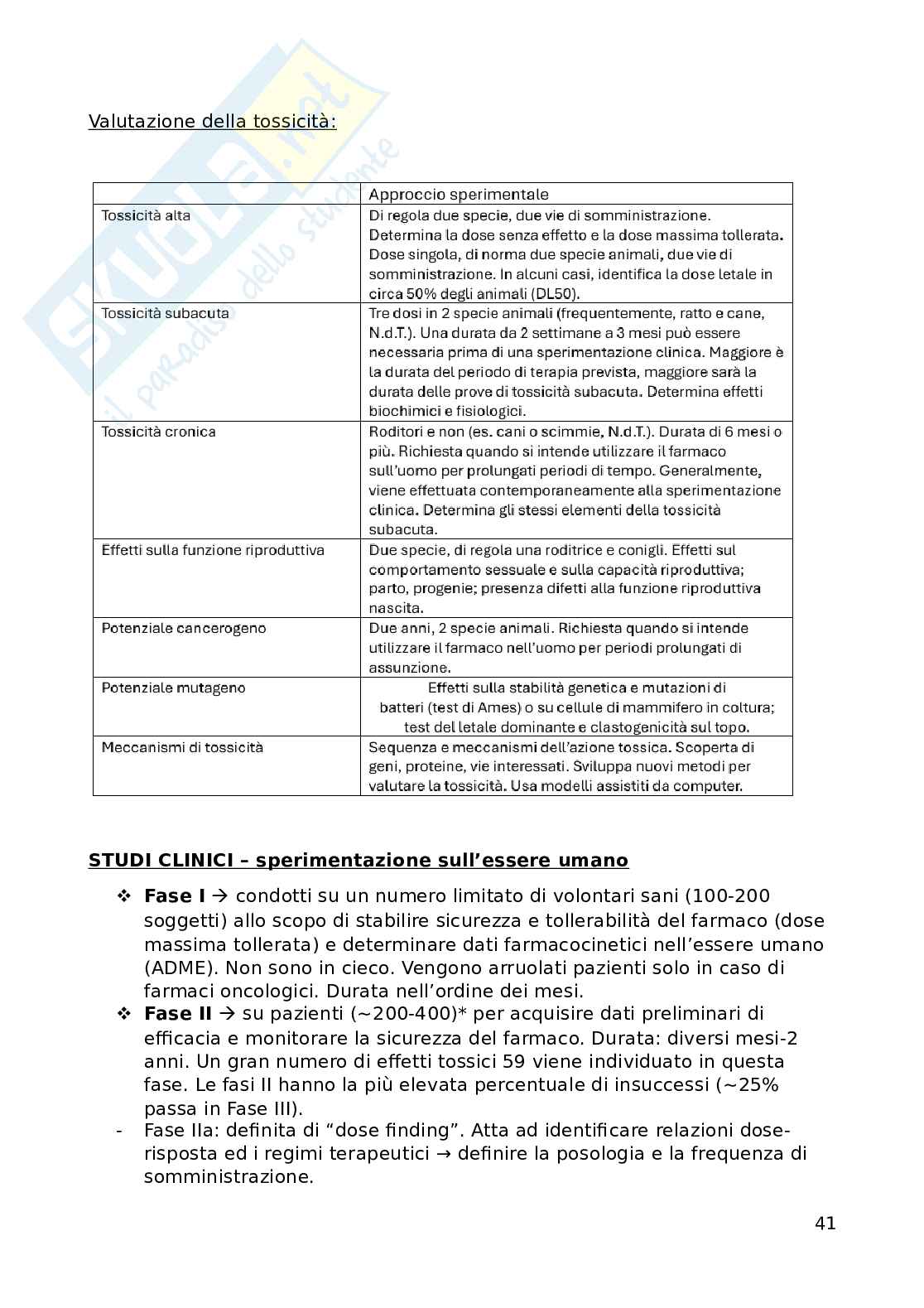Farmacologia generale - primo anno Pag. 41