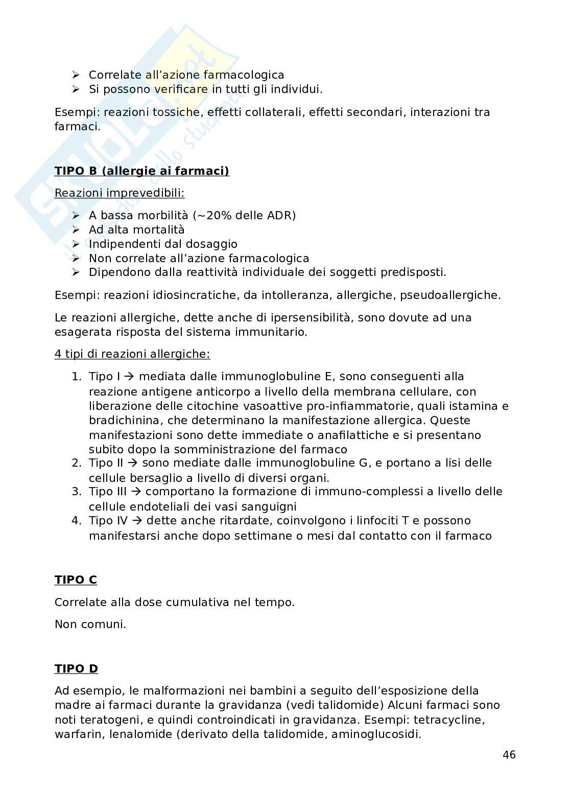 Farmacologia generale - primo anno Pag. 46
