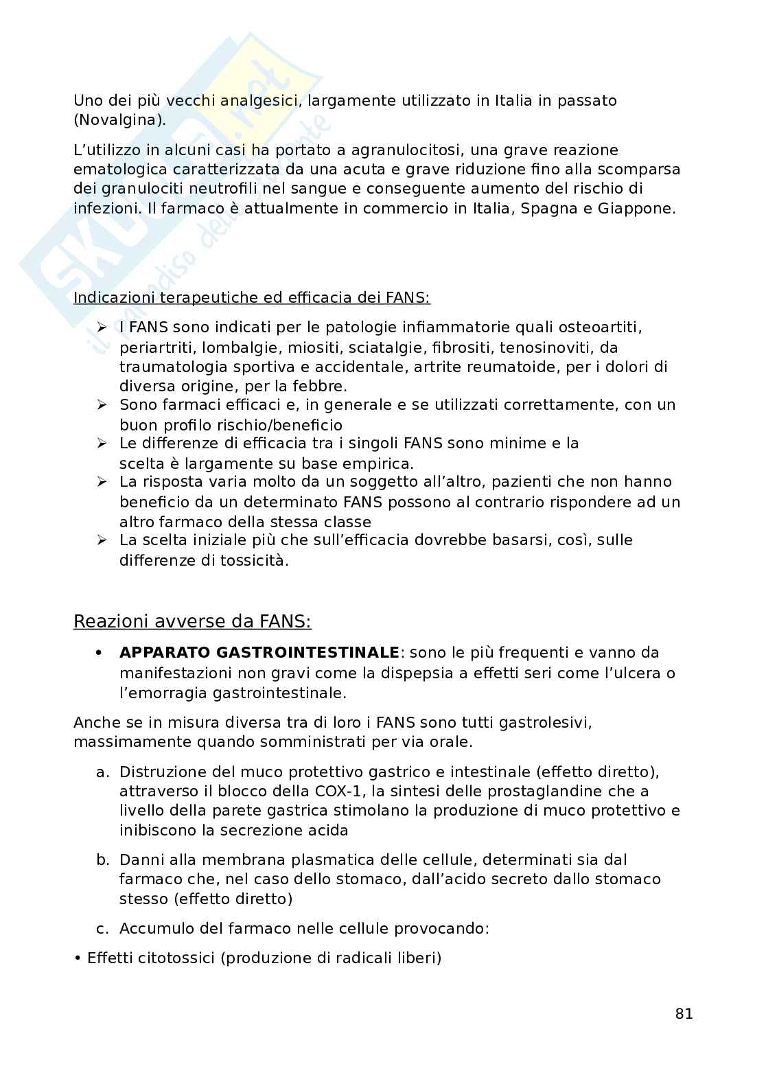 Farmacologia generale - primo anno Pag. 81