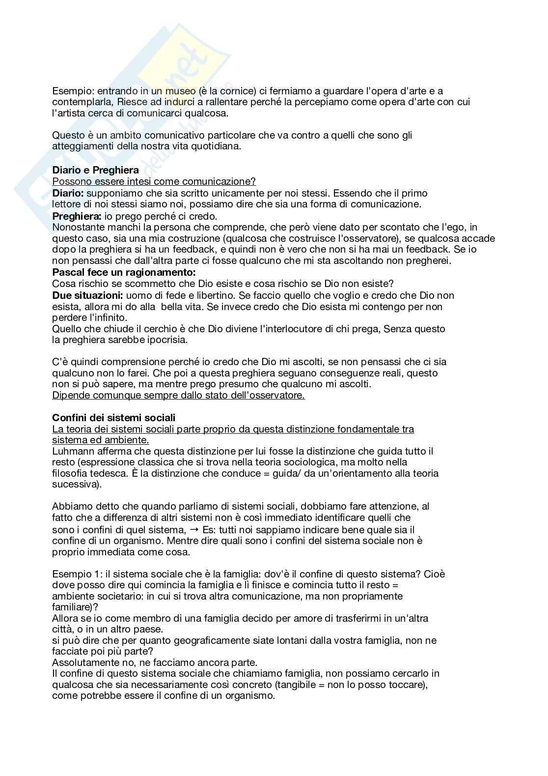 Sociologia generale  Pag. 11