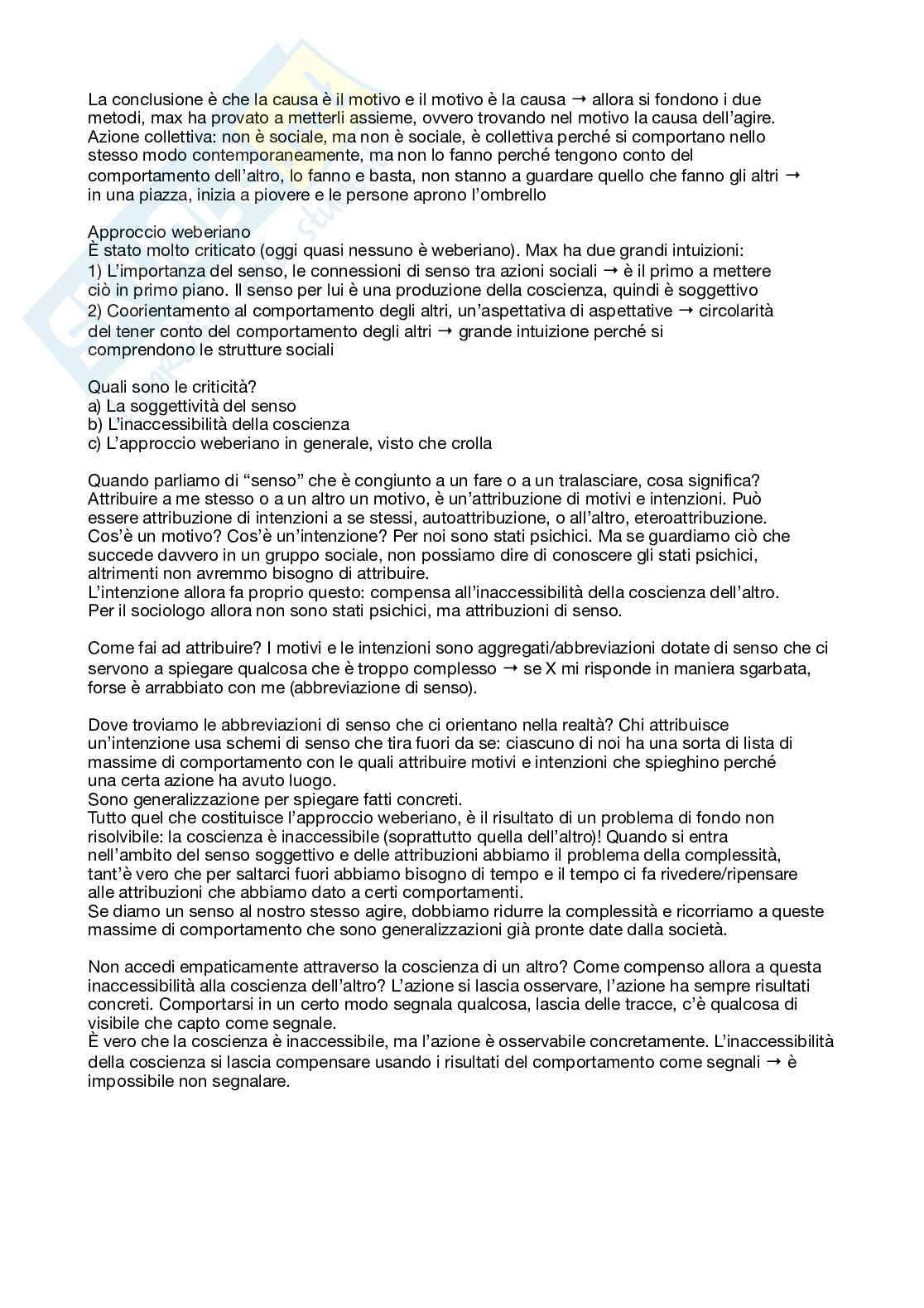 Sociologia generale  Pag. 2