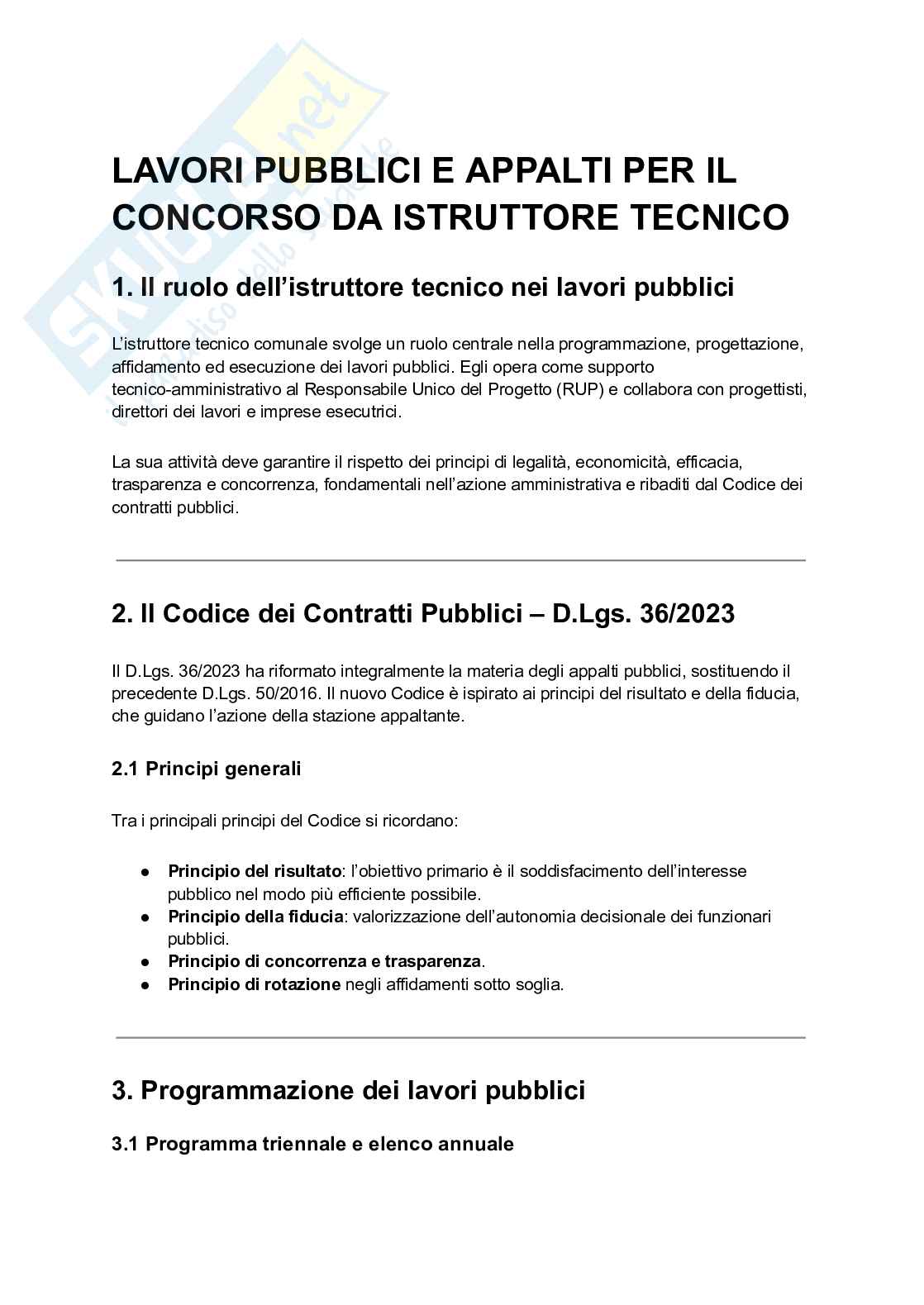 Istruttore tecnico e sicurezza Pag. 1