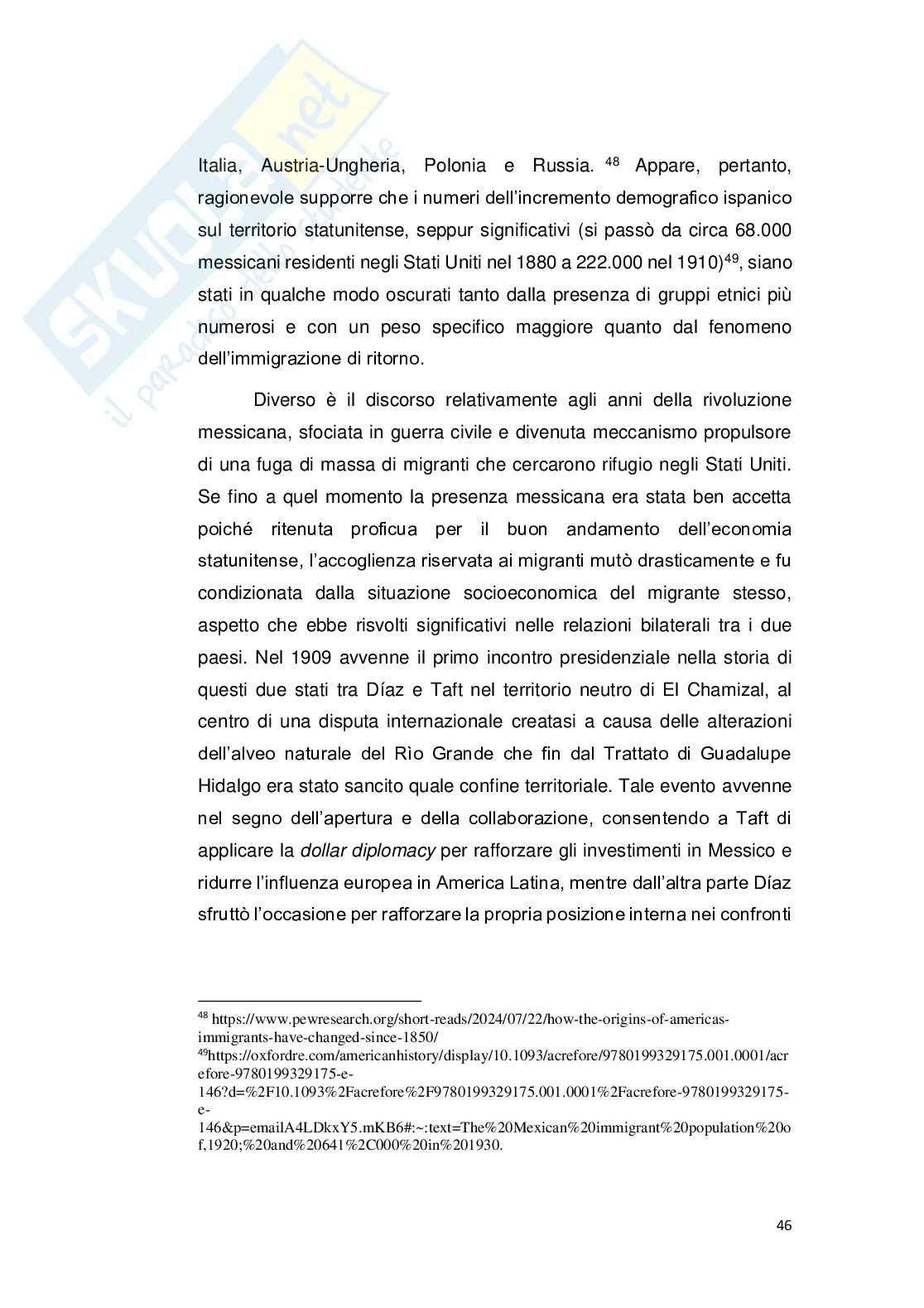 Crisi migratoria al confine tra Messico e Stati Uniti: implicazioni geo-demografiche, politiche ed economiche Pag. 46