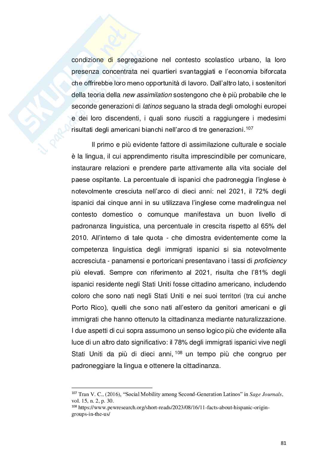 Crisi migratoria al confine tra Messico e Stati Uniti: implicazioni geo-demografiche, politiche ed economiche Pag. 81