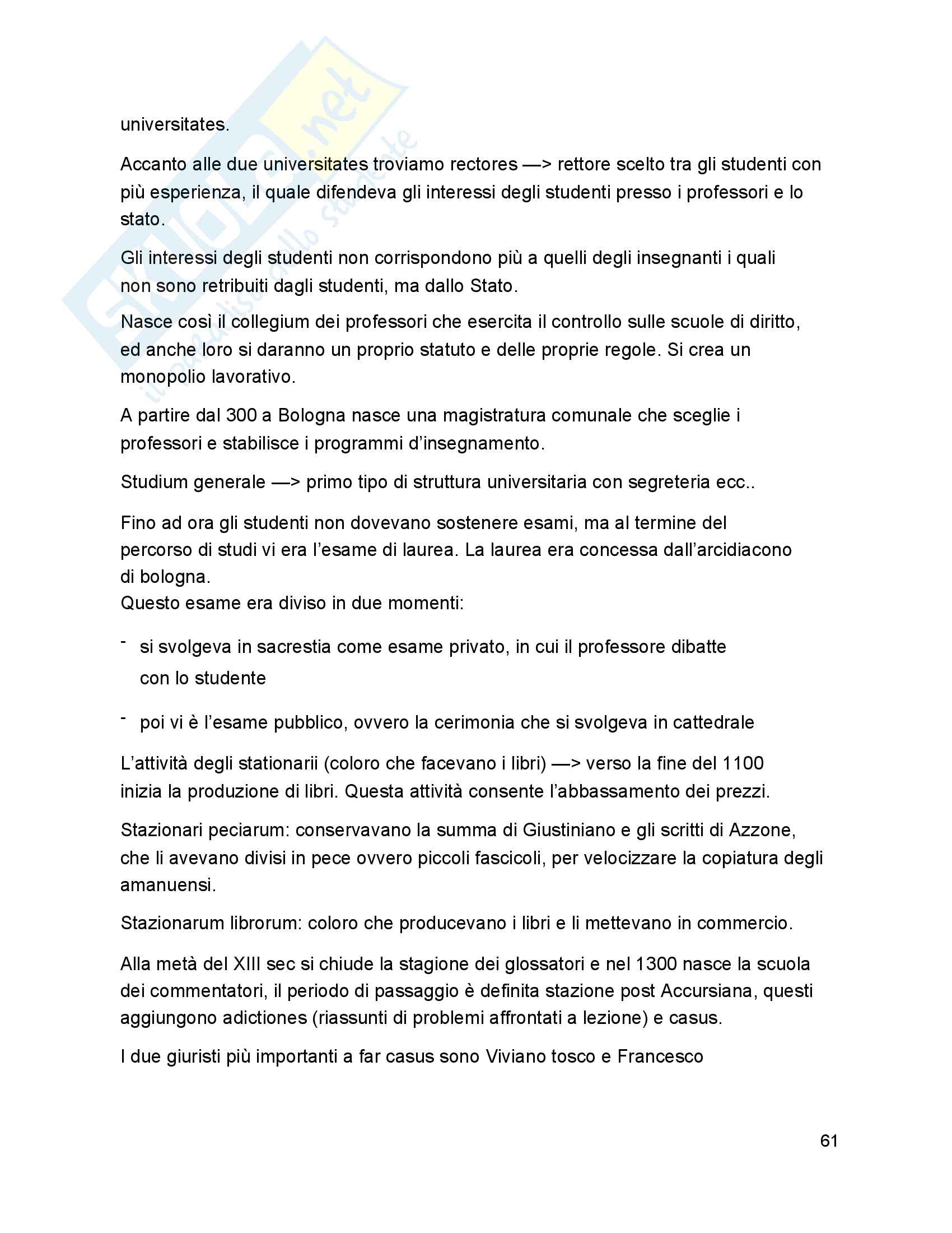 Riassunto esame Storia del diritto medievale e moderno, prof. Annichini Legnani, libro consigliato Le grandi linee della storia giuridica medievale e mercanti e società tra mercanti Pag. 61