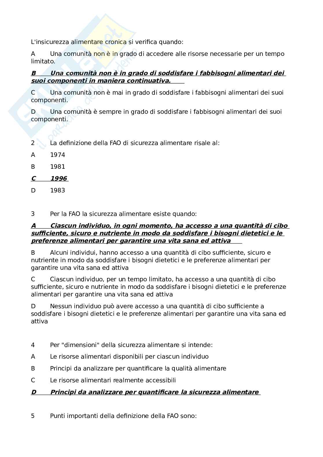 Paniere Composizione corporea e ottimizzazione del gesto atletico Pag. 1
