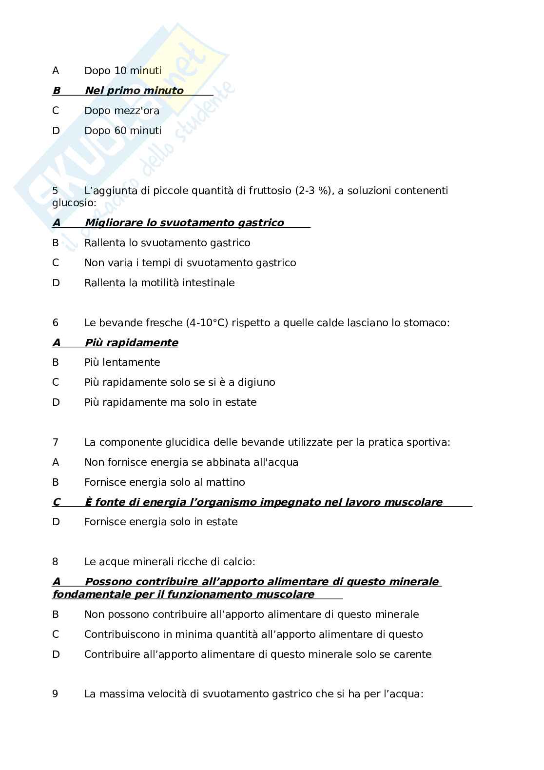 Paniere Composizione corporea e ottimizzazione del gesto atletico Pag. 46