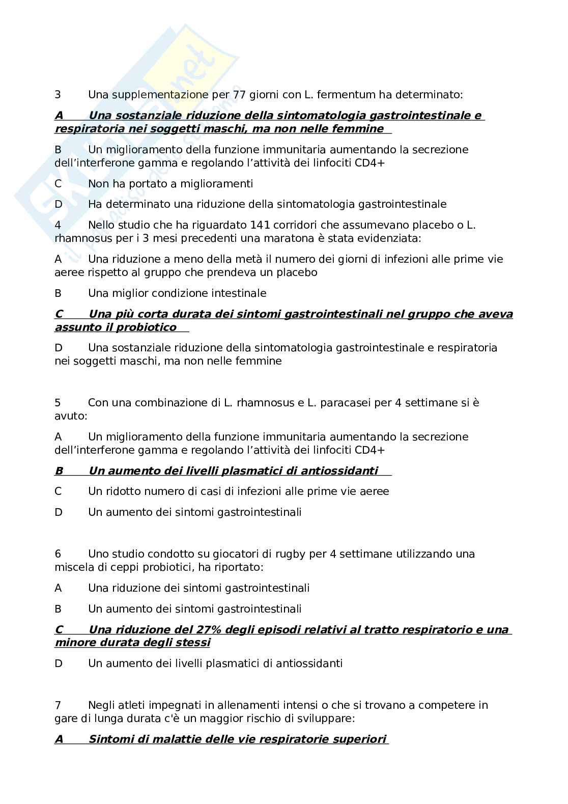 Paniere Composizione corporea e ottimizzazione del gesto atletico Pag. 56
