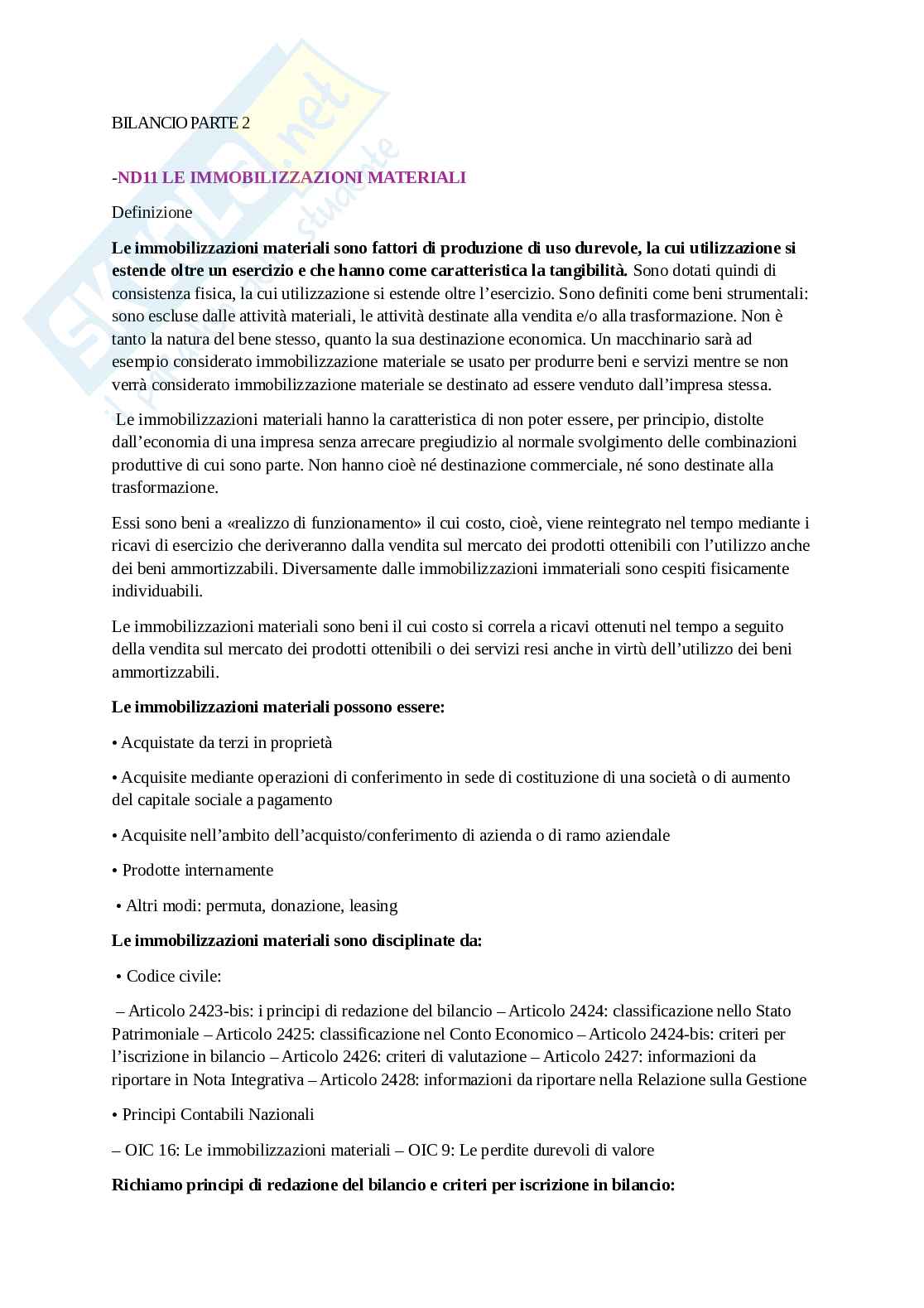 Bilancio Pag. 1