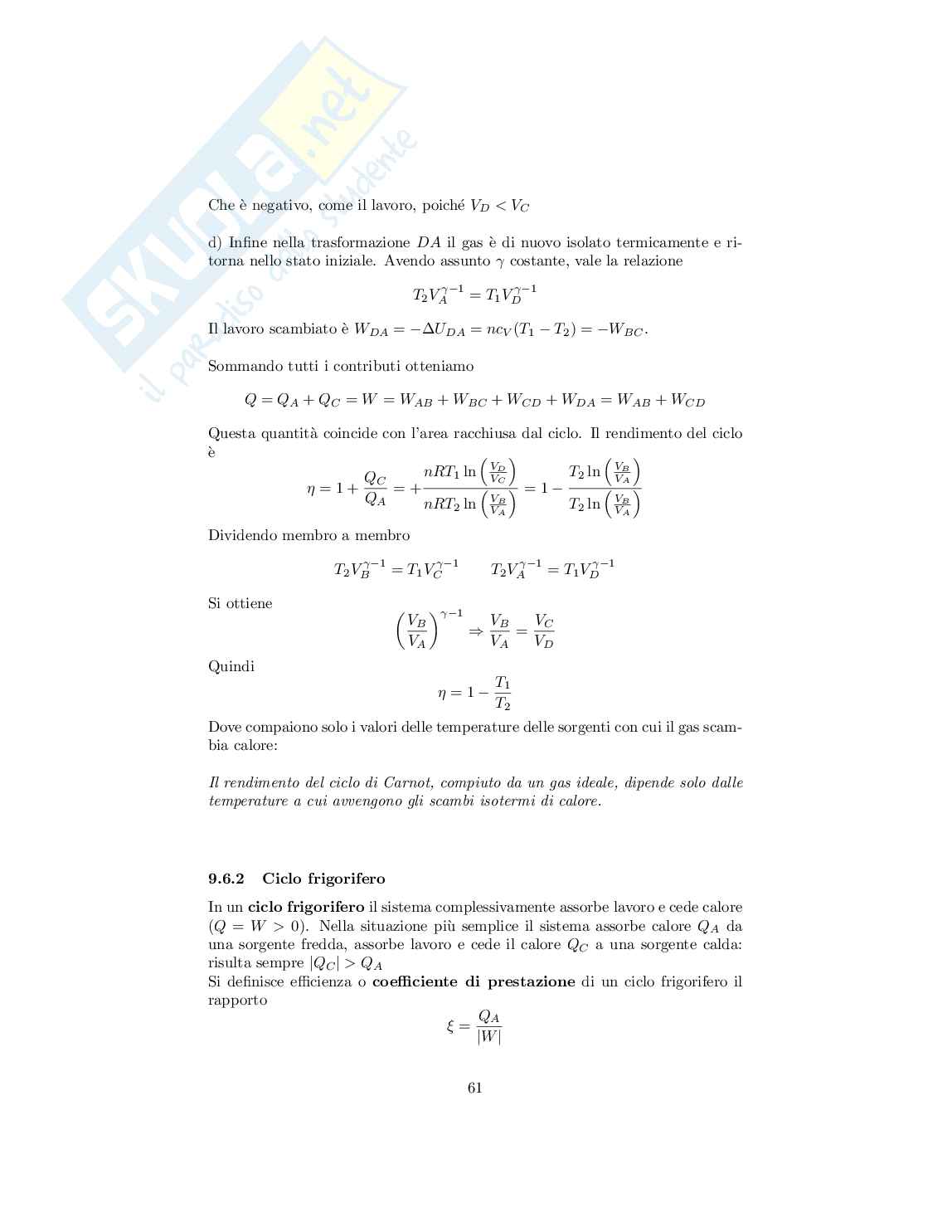 Fisica I - Appunti completi del corso Pag. 61
