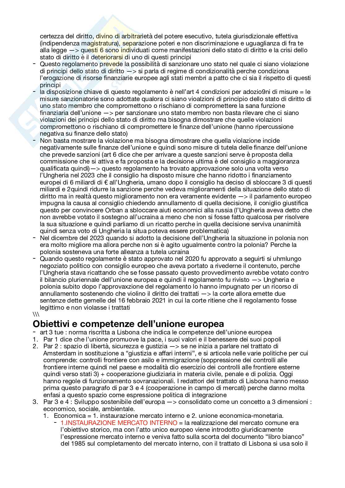 Diritto dell'Unione Europea Pag. 16