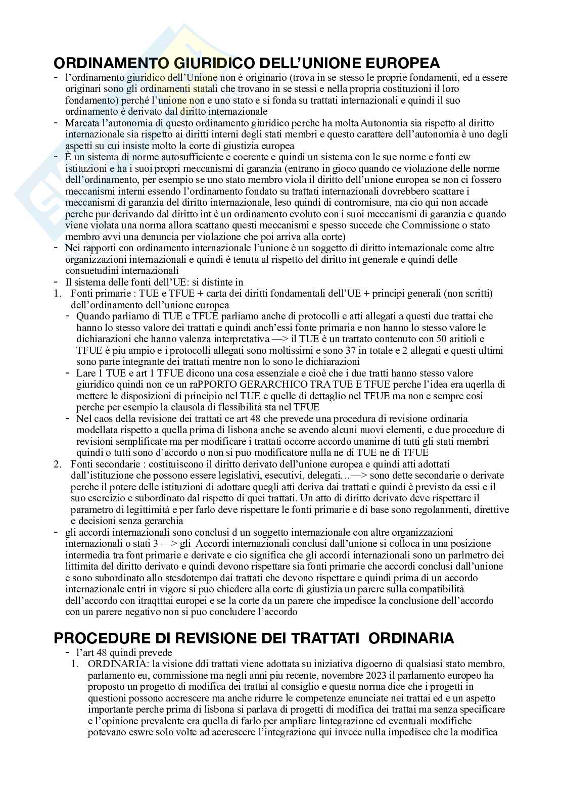 Diritto dell'Unione Europea Pag. 41