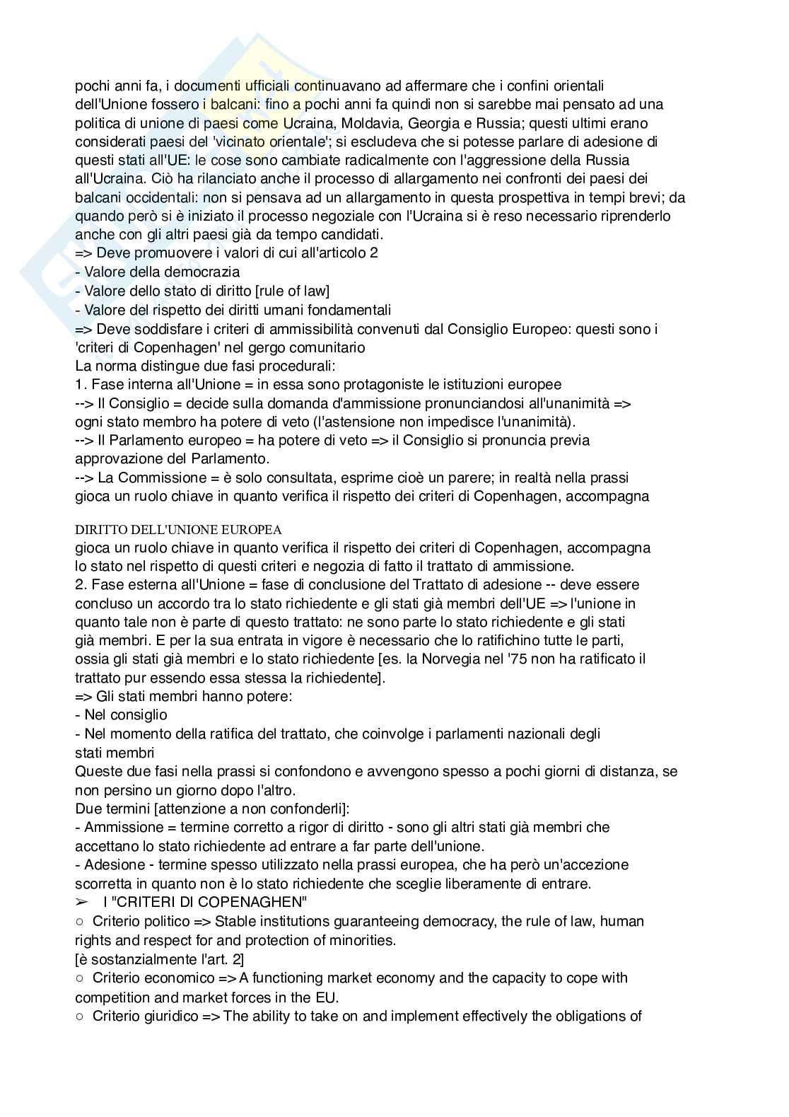 Diritto dell'Unione Europea Pag. 6