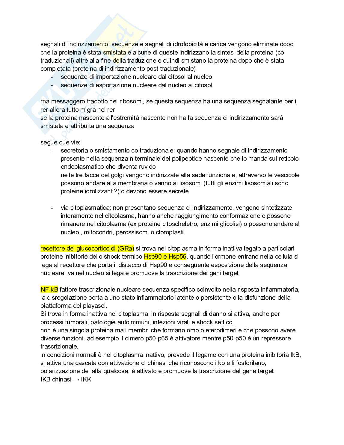 Biologia e genetica - Appunti semestre filtro completi Pag. 56