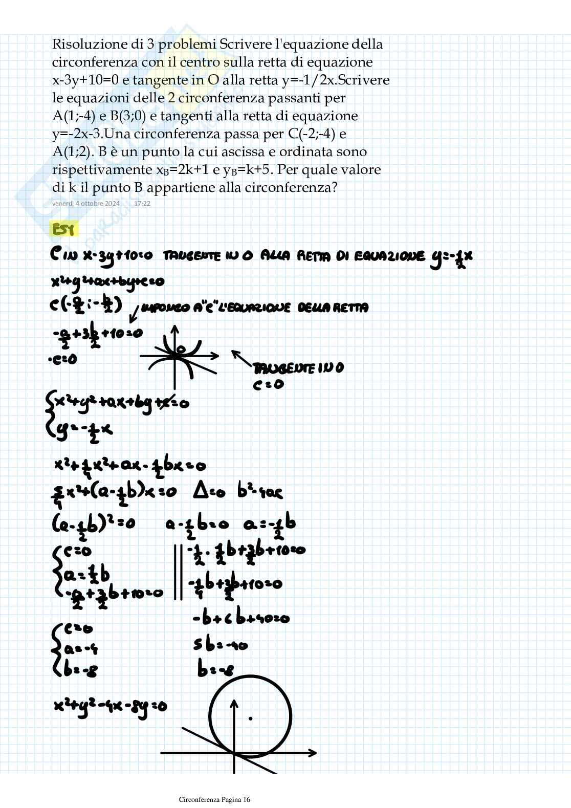 Circonferenza Pag. 16