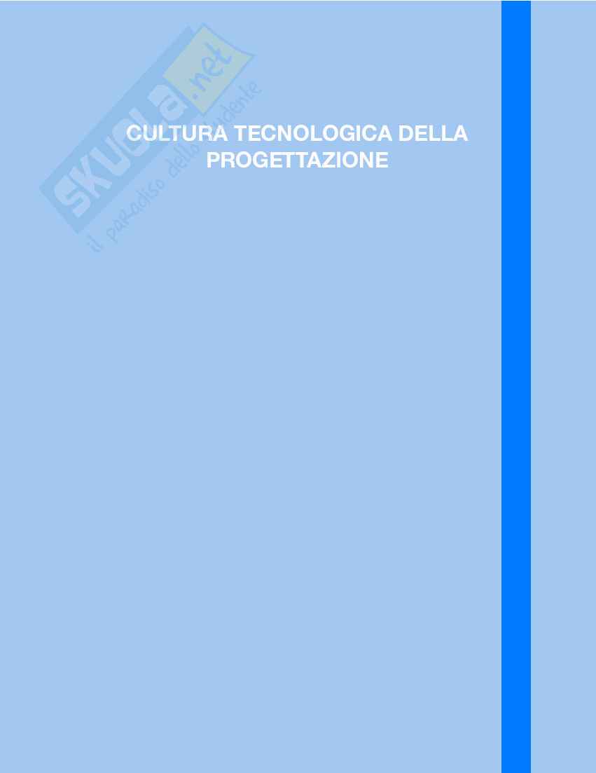 Corso dii Cultura tecnologica della progettazione  Pag. 1