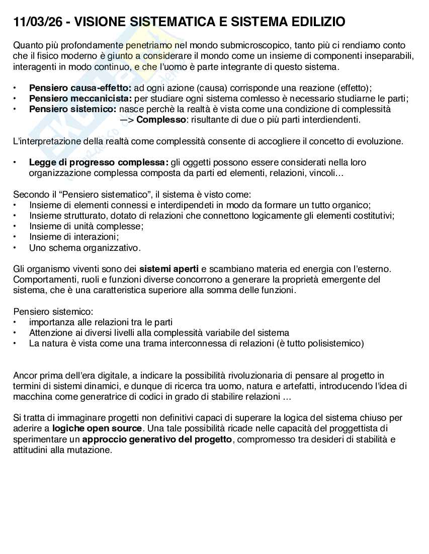 Corso dii Cultura tecnologica della progettazione  Pag. 6
