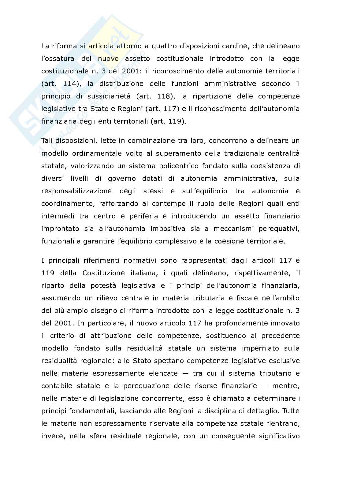 Federalismo fiscale in Italia Pag. 11