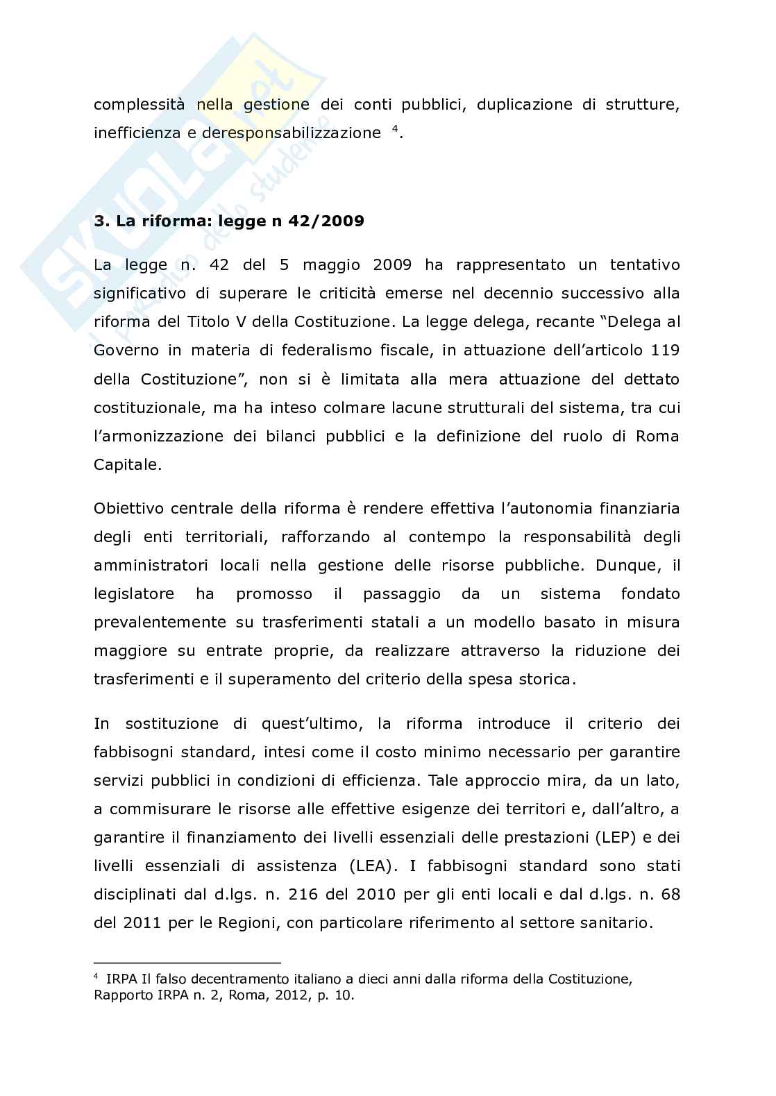 Federalismo fiscale in Italia Pag. 16