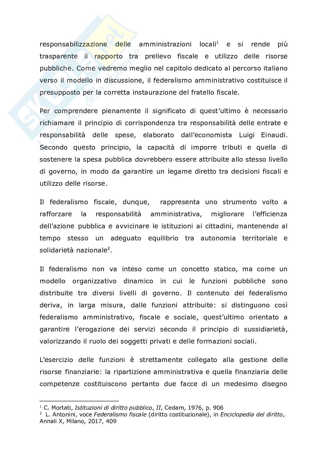 Federalismo fiscale in Italia Pag. 6