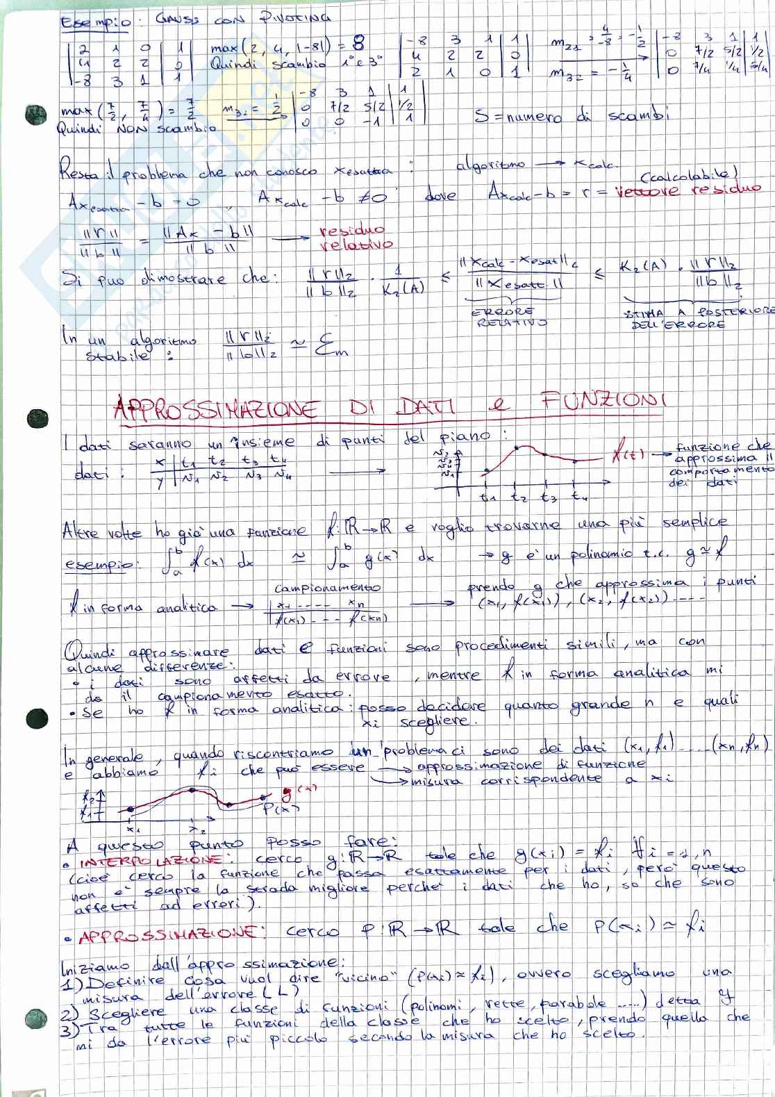 Calcolo numerico - Appunti completi + esercizi Pag. 11