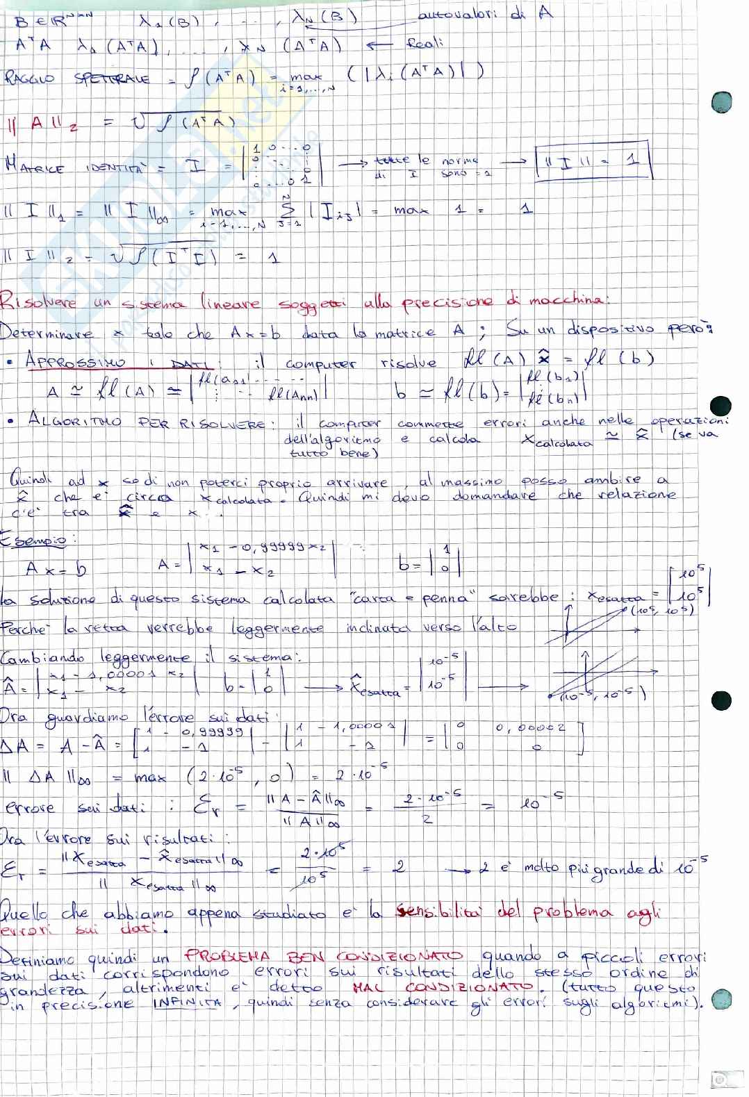 Calcolo numerico - Appunti completi + esercizi Pag. 6