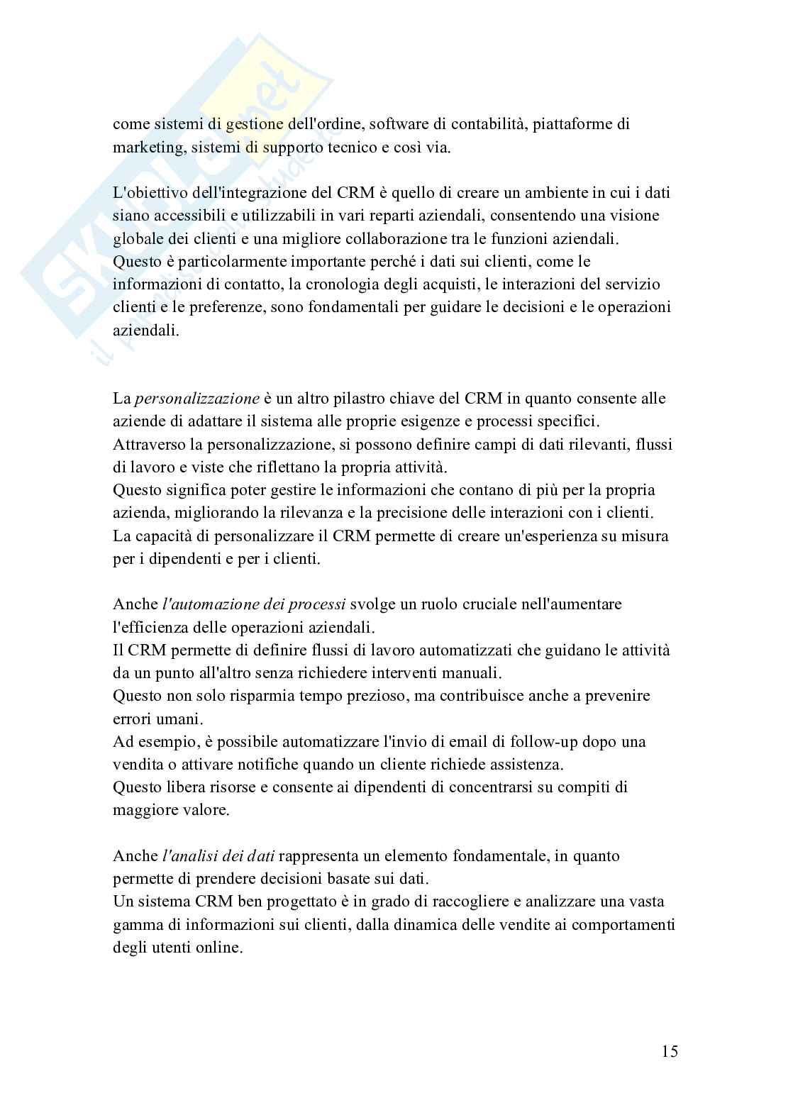 Tesi “L’ottimizzazione delle relazioni con i clienti attraverso i moderni Crm basati su cloud” Pag. 16