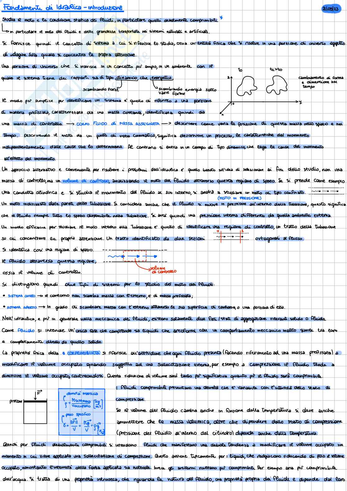 Fondamenti di idraulica  Pag. 1
