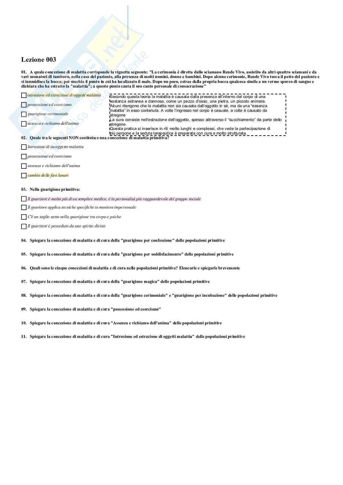 Paniere Psicologia dinamica Pag. 6