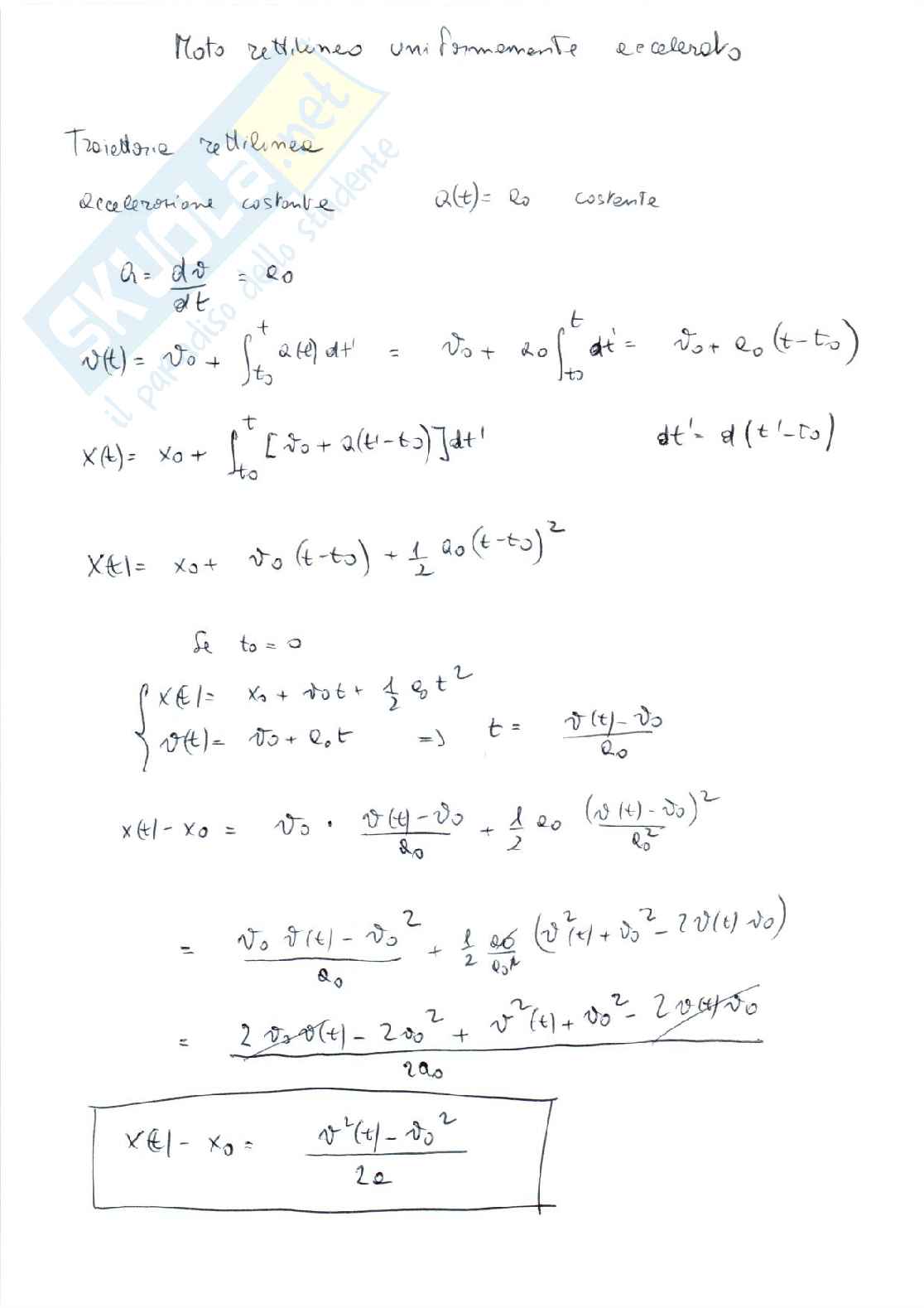 Lezione 3 Fisica I - Cinetica Pag. 6