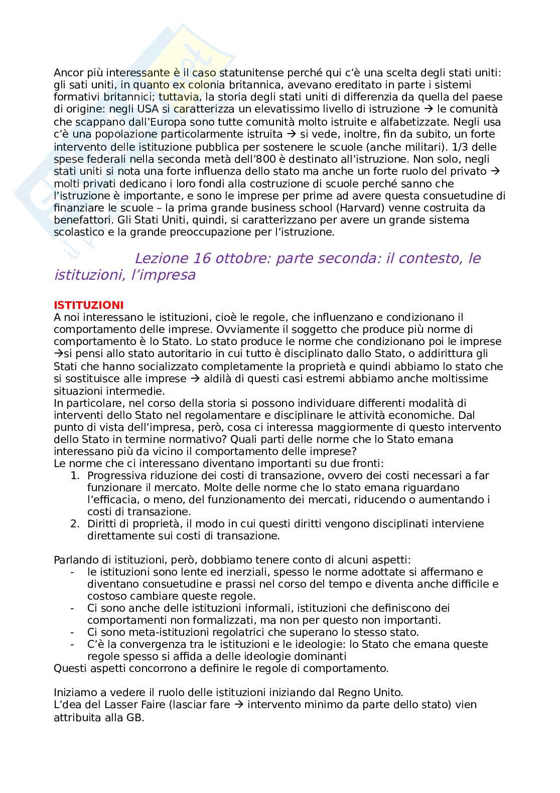 Storia dell'impresa Pag. 21