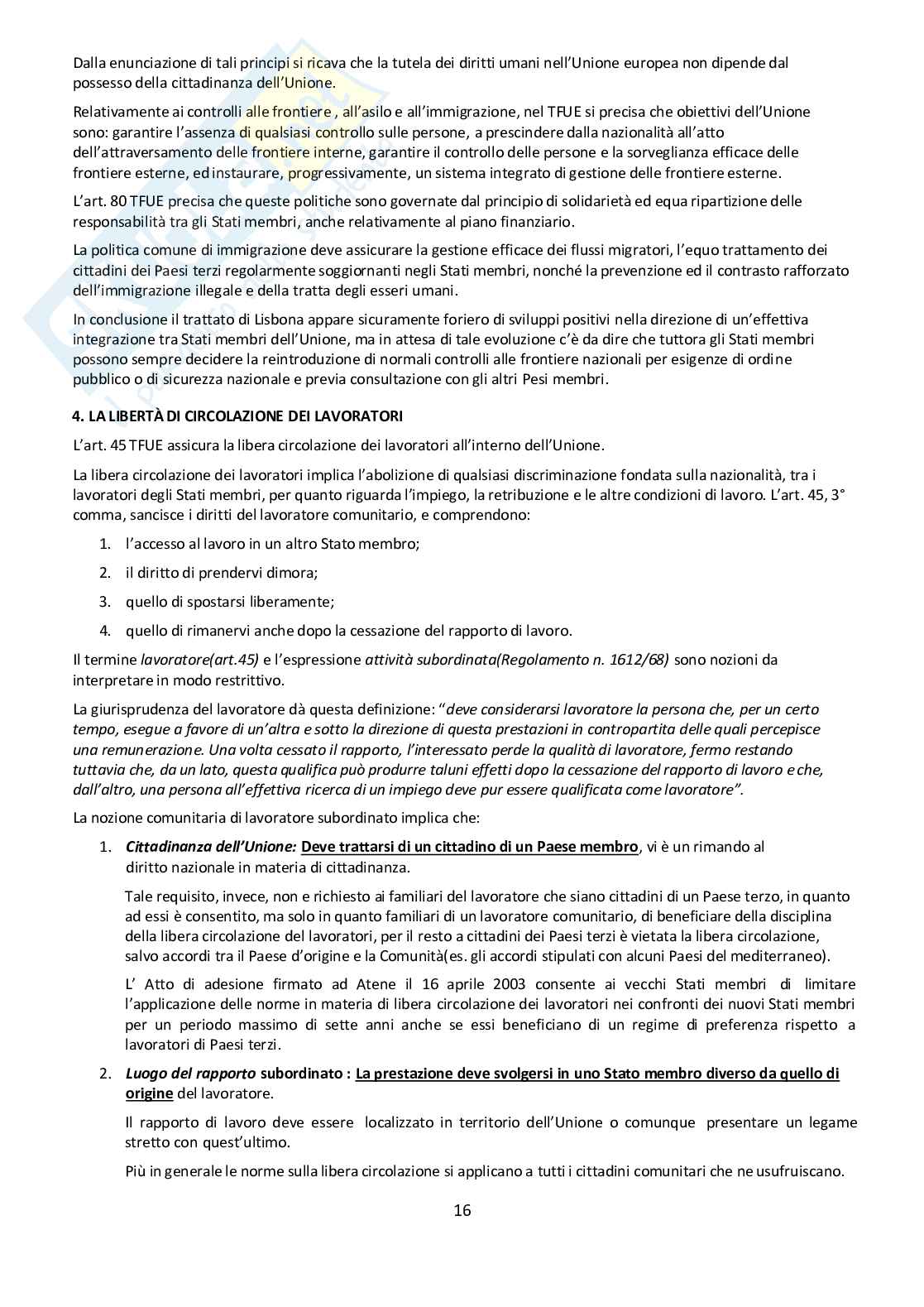 Diritto Unione Europea Pag. 16
