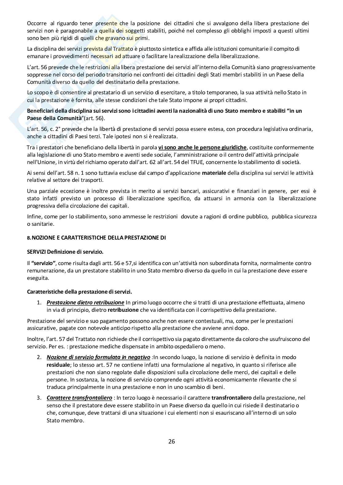 Diritto Unione Europea Pag. 26