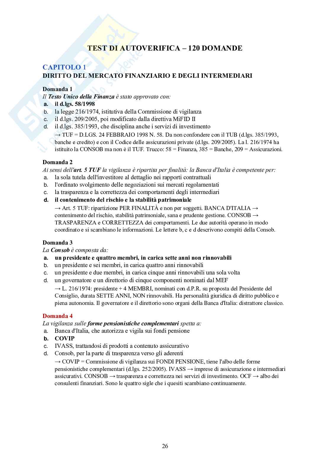 Esame OCF 2026 Consulente finanziario – teoria essenziale + 120 quiz spiegati Pag. 26
