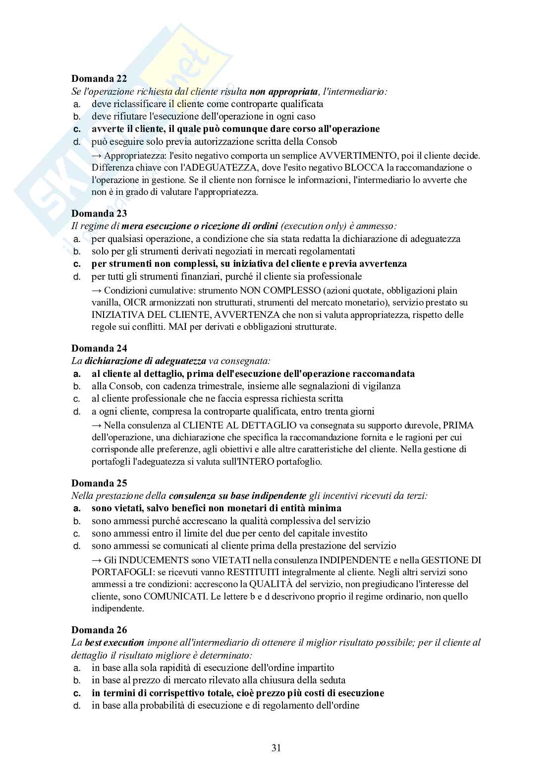 Esame OCF 2026 Consulente finanziario – teoria essenziale + 120 quiz spiegati Pag. 31