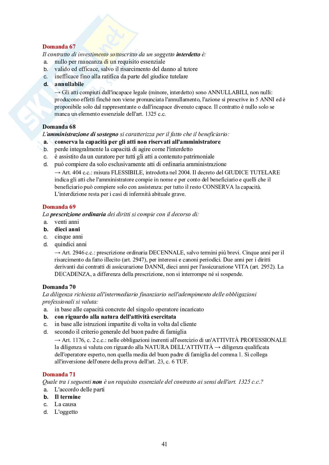 Esame OCF 2026 Consulente finanziario – teoria essenziale + 120 quiz spiegati Pag. 41