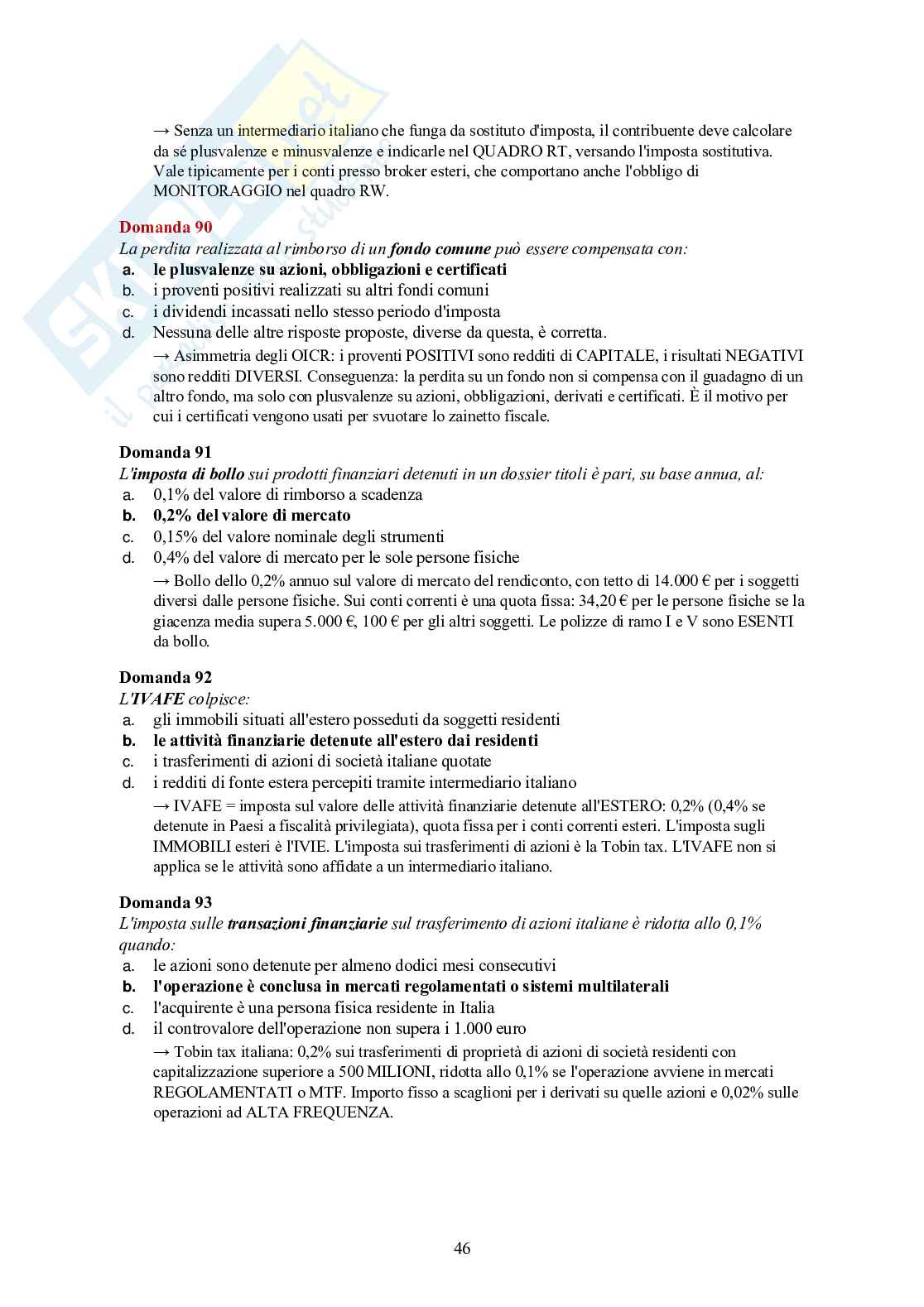 Esame OCF 2026 Consulente finanziario – teoria essenziale + 120 quiz spiegati Pag. 46