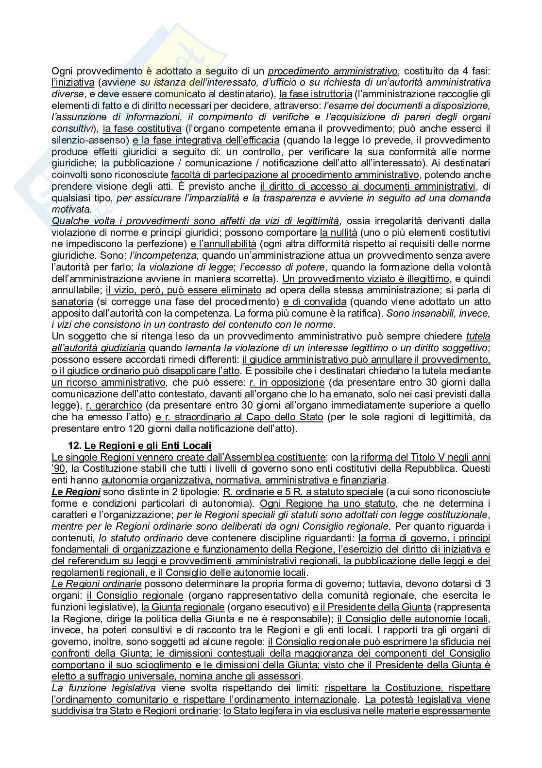 Riassunto esame istituzioni di diritto pubblico, Prof. Carrer Matteo, libro consigliato Lineamenti multimediali di diritto costituzionale e pubblico, Troilo   Pag. 11