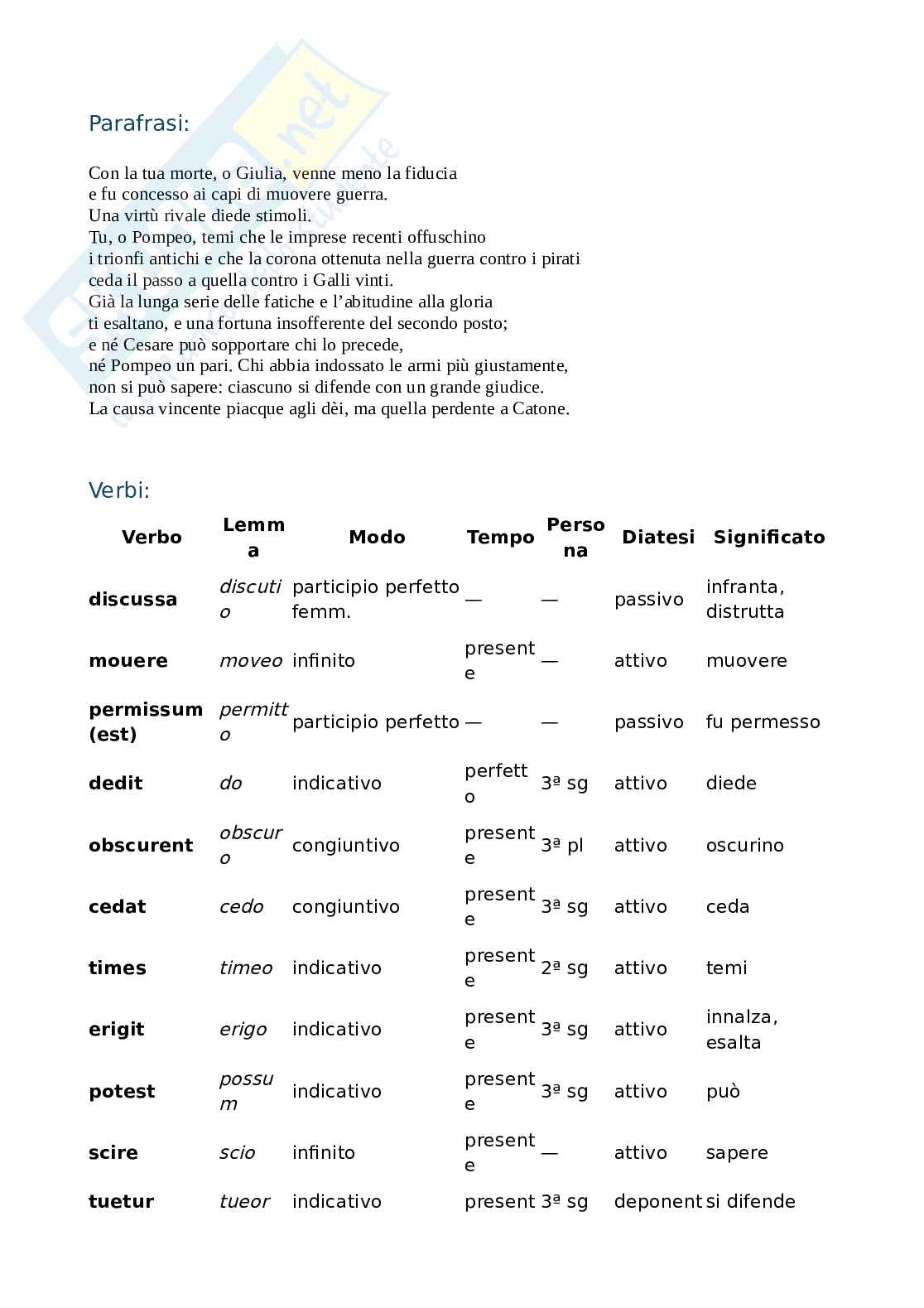 Lucano, Farsalia 1 1-182 Pag. 21