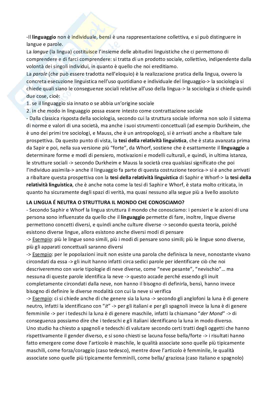 Appunti di Sociologia dei processi culturali (a.a. 20-21) Pag. 11