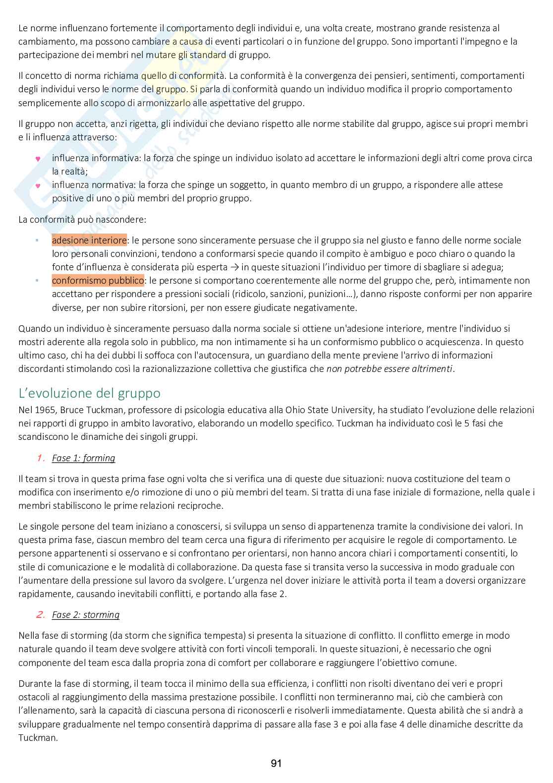 Appunti di Psicologia sociale Pag. 91
