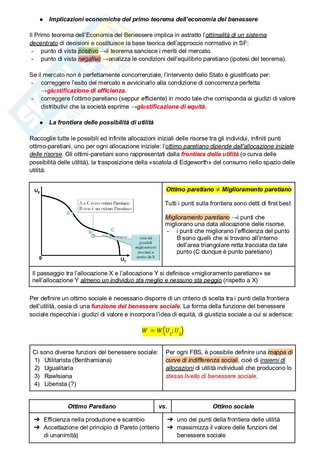 Riassunto esame Scienza delle finanze, Prof. Gallo Giovanni, libro consigliato Corso di scienza delle finanze, Paolo Bosi Pag. 6