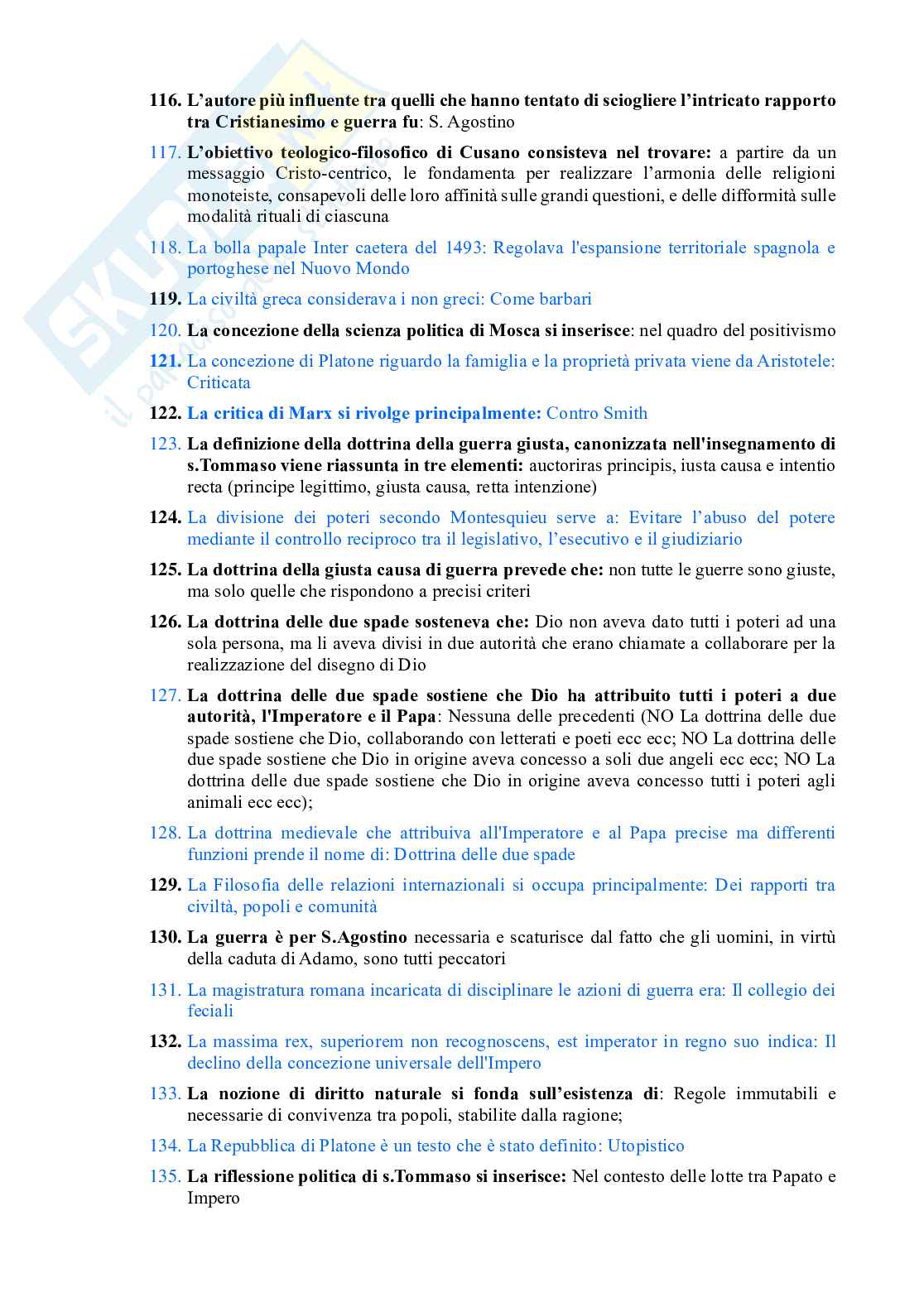 Storia delle dottrine politiche Pag. 11