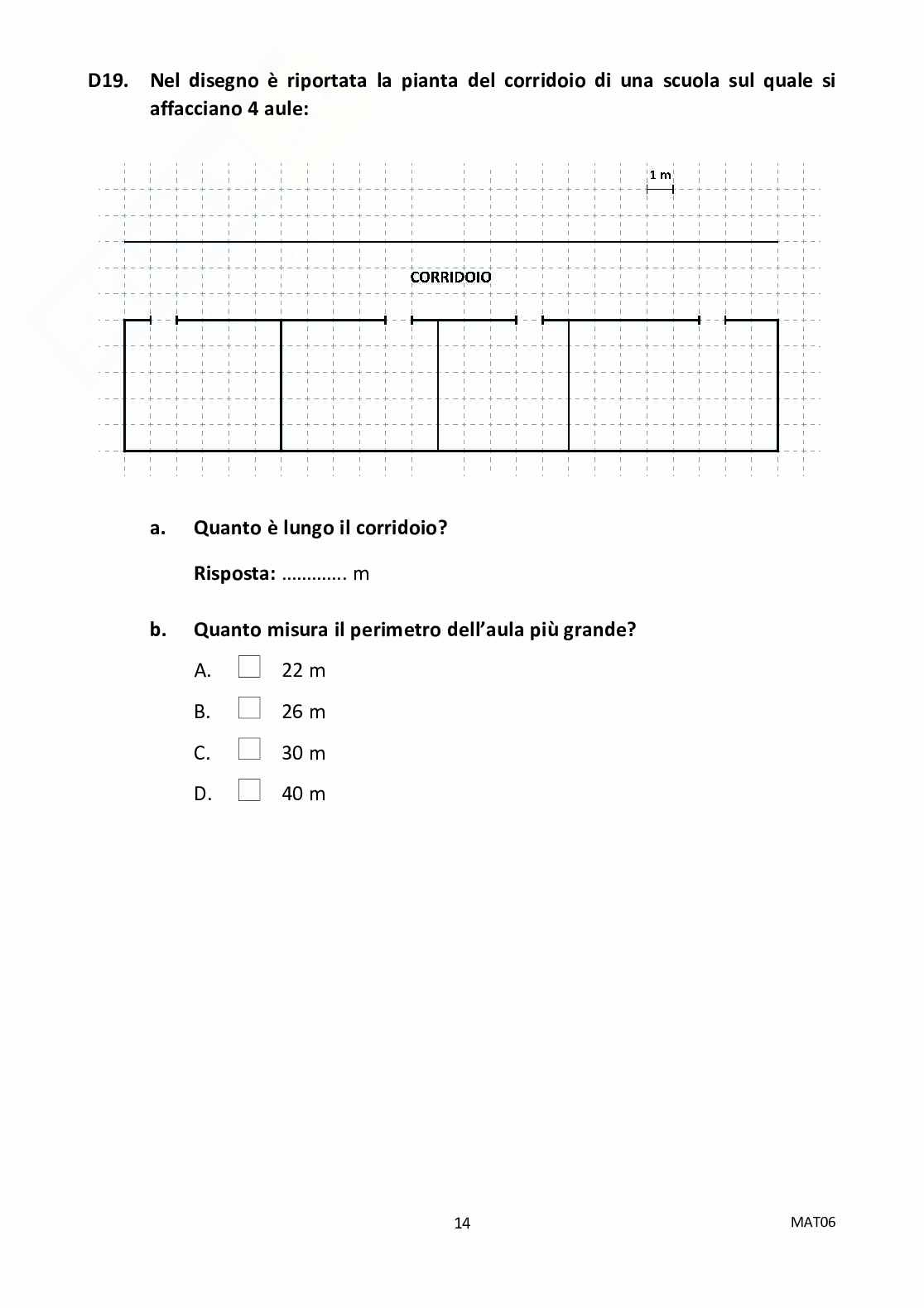 Prova Invalsi Matematica 2011/2012 Prima Media Pag. 16