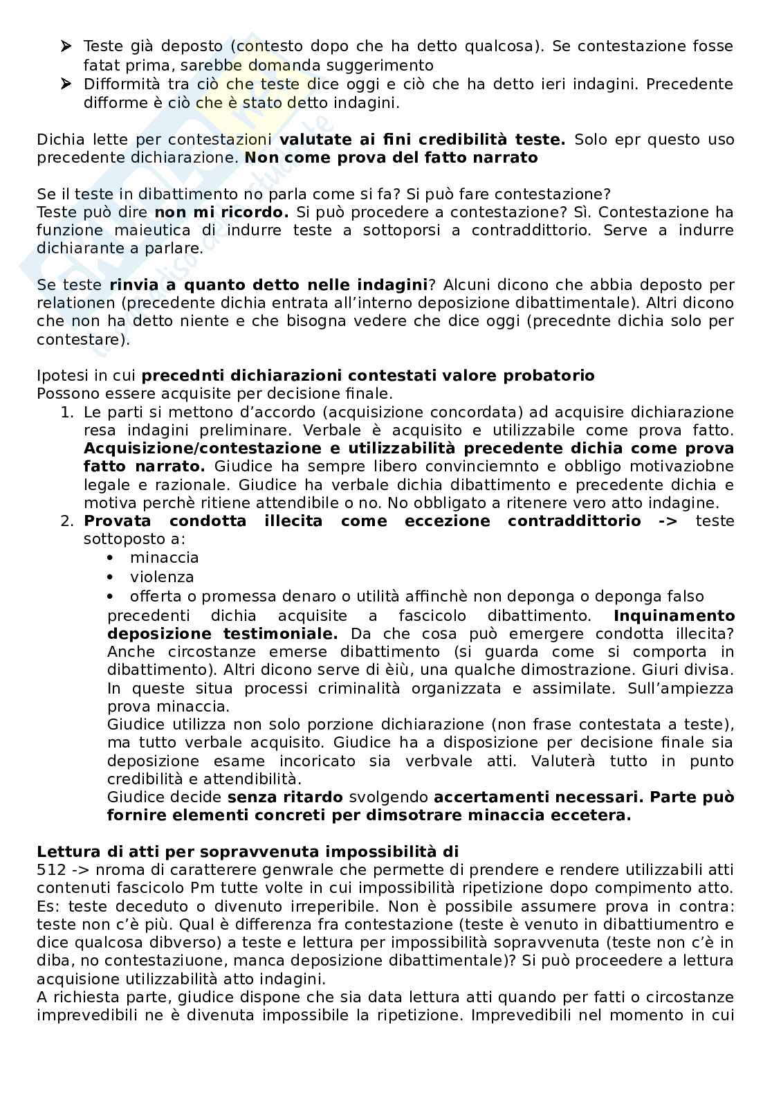 Ripasso per esame di Procedura penale Pag. 11