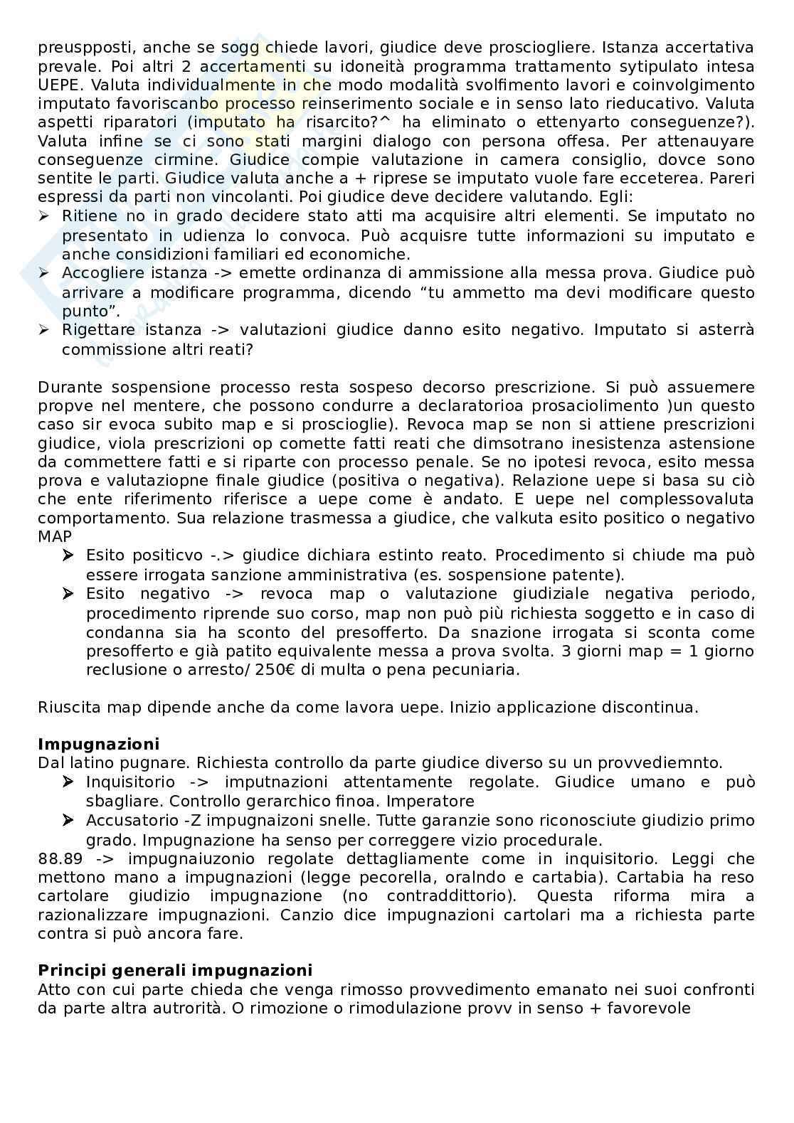 Ripasso per esame di Procedura penale Pag. 2